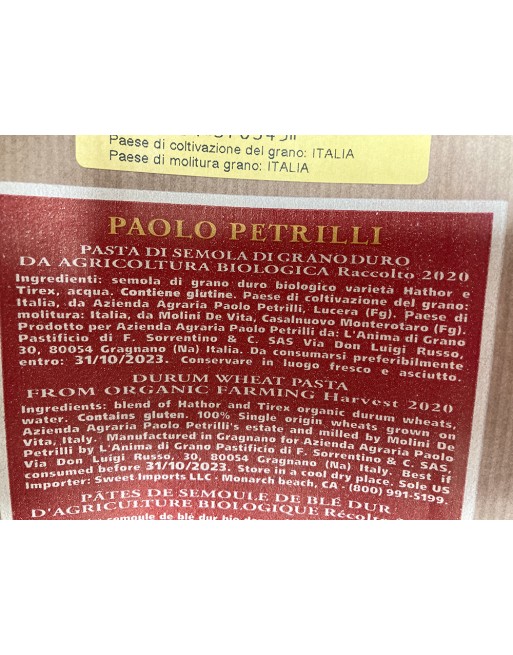 SEDANINI PASTA GRAGNANO IGP 500G...
