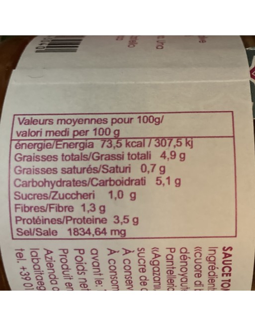 SUGO ALLA PUTTANESCA 170 G LA BAITA & GALLEANO