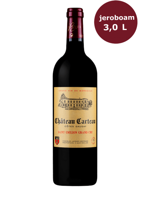 ST EMILION GRAND CRU 2018 CHATEAU CARTEAU  COTES DUGAY JEROBOAM