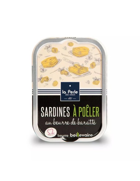Sardine bretoni al burro di baratto115 g La Perle de Dieux