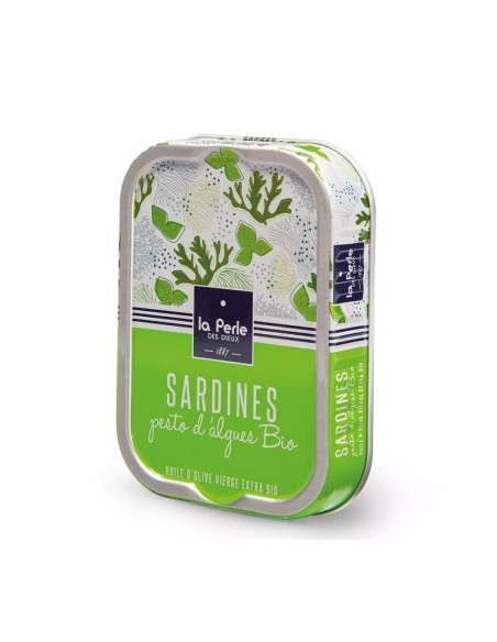 Sardine bretoni alle alghe in olio evo 115 g La Perle de Dieux