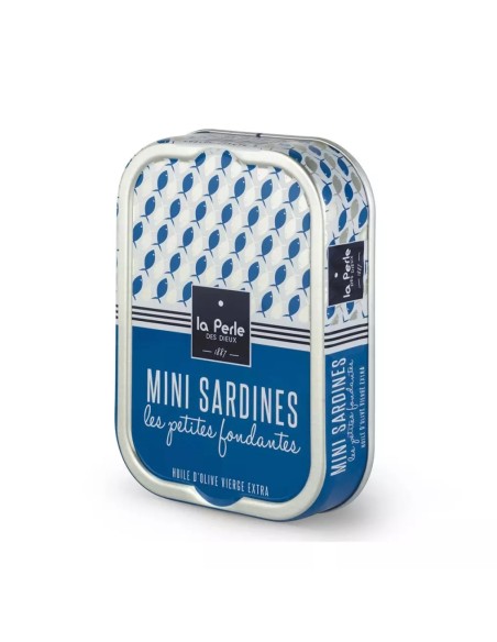 Mini sardine bretoni all'olio evo 115 g La Perle de Dieux