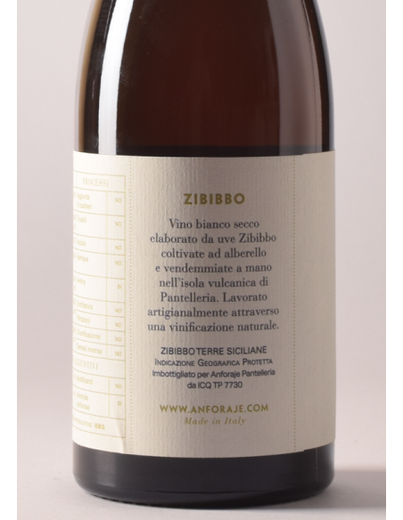 ANFORAJE RISERVA  ZIBIBBO SECCO JACOPO BIANCHI